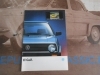 L23 CATALOGO PUBLICIDAD VOLKSWAGEN GOLF II